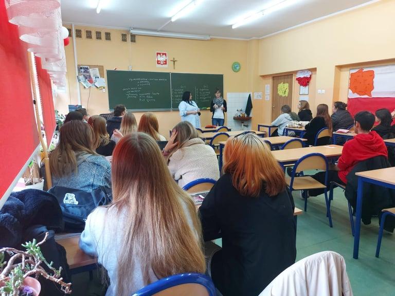 Spotkanie pracowników pionu rozwoju zawodowego z młodzieżą