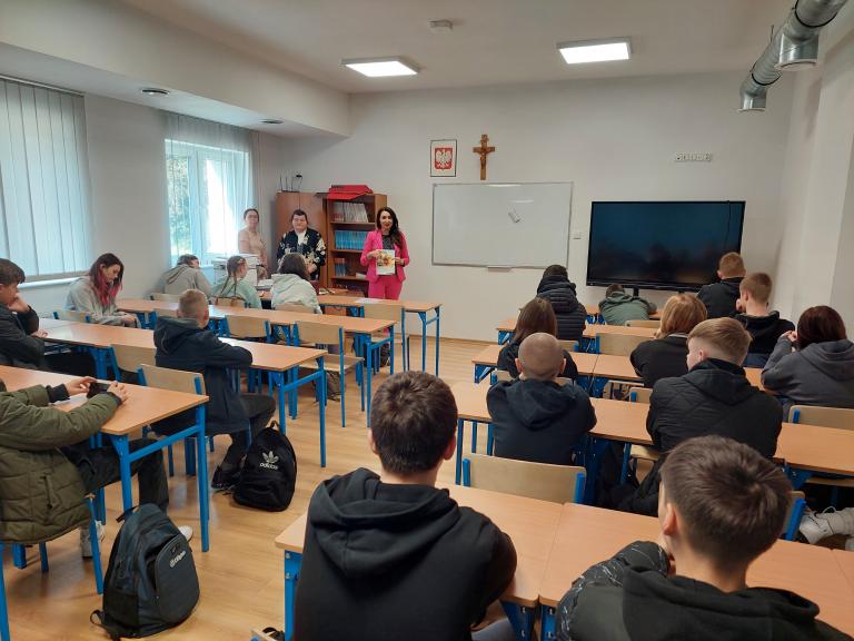 Zajęcia z przedsiębiorczości dla uczestników Hufca Pracy w Krotoszynie