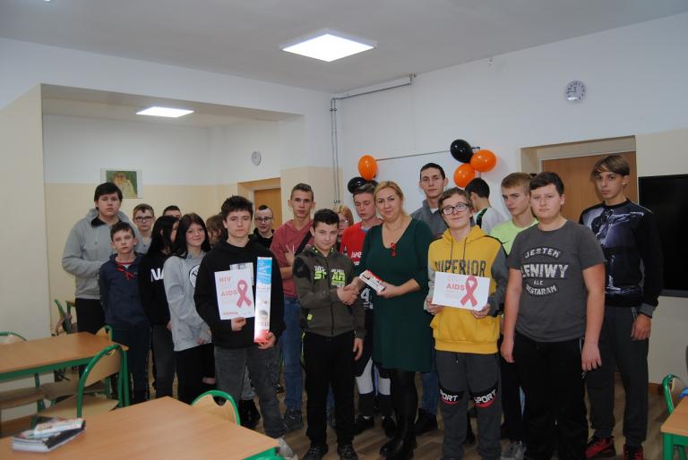 Światowy Dzień Walki z AIDS w Ośrodku Szkolenia i Wychowania w Szamocinie 