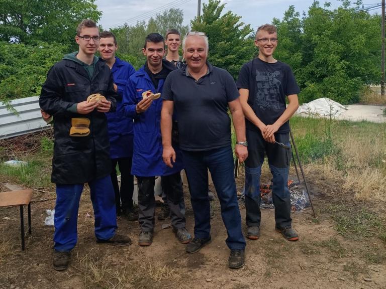 Zakończenie kursu zawodowego spawacza MAG-135