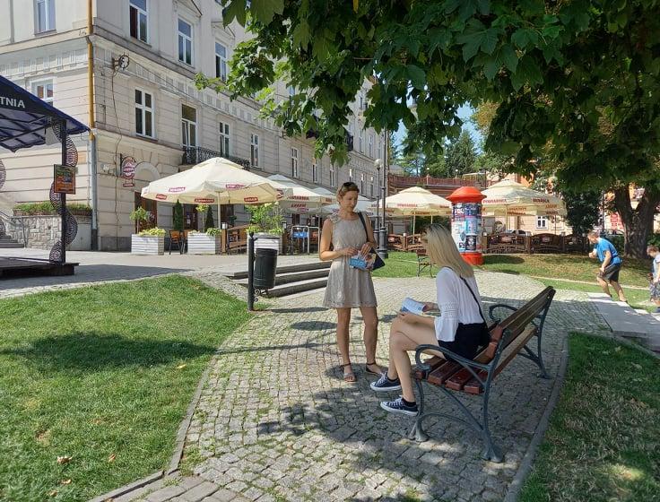 Promocja działalności CEiPM na ulicach miasta Przemyśla