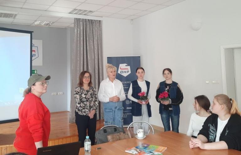 Spotkanie z pracownikami Państwowej Inspekcji Pracy w ramach konkursu BHP w OSiW OHP w Ząbkowicach Śląskich