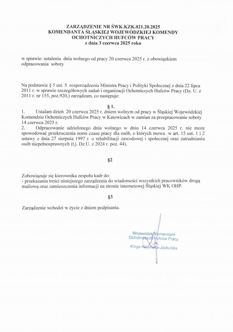 Zarządzenie
