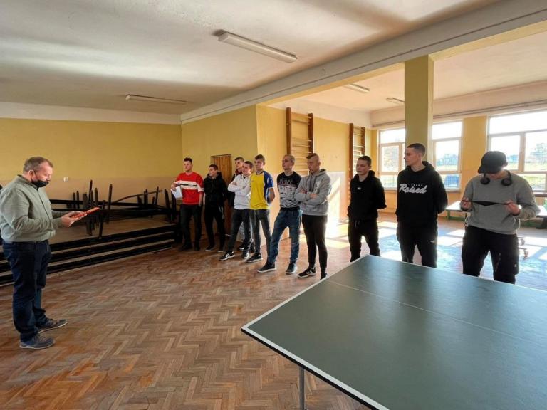 Turniej tenisa stołowego w Dębicy