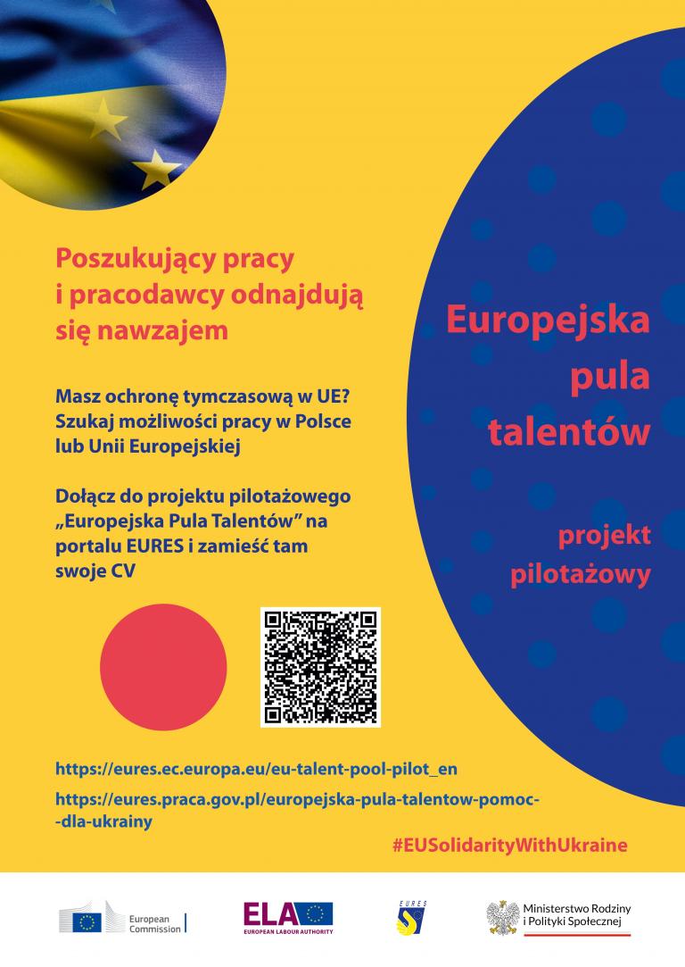 Europejska Pula Talentów – pomoc dla Ukrainy