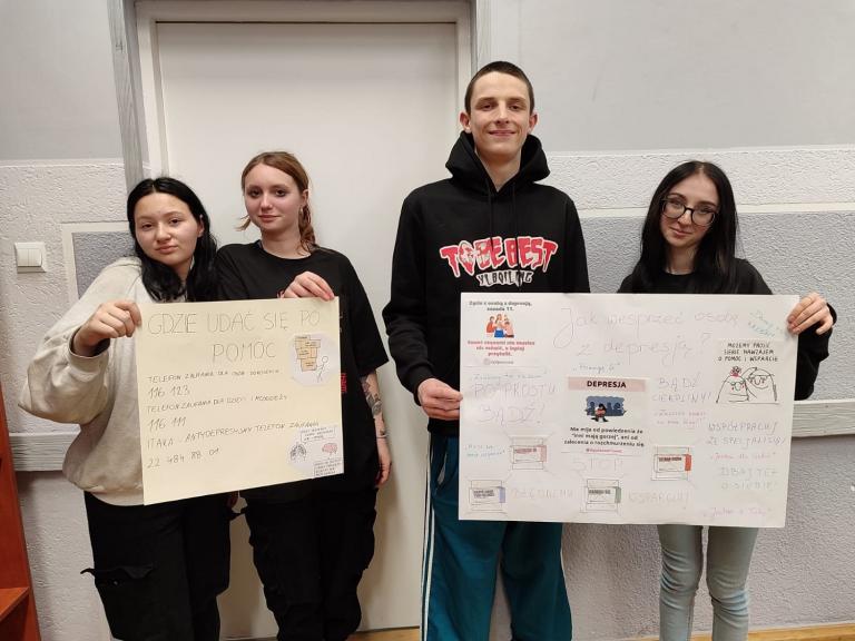 Depresji chcemy powiedzieć STOP! Mysłakowice realizują inicjatywę Kapituły.