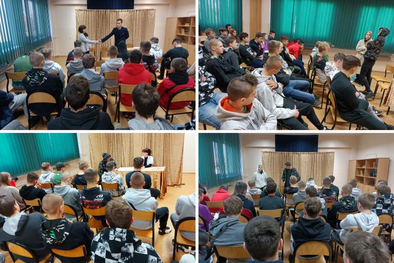 Profilaktyczne spektakle dla uczestników 11-19 Hufca Pracy w Słupsku
