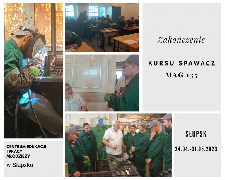 Zakończenie kursu spawania metodą MAG 135 w Słupsku