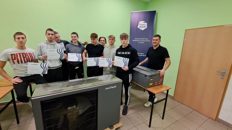Szkolenie zawodowe „Instalator systemów pomp ciepła” w Młodzieżowym Centrum Kariery w Tczewie