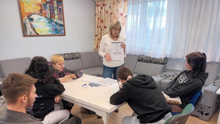 „Mój wymarzony zawód – mój wybór „zajęcia z doradcą zawodowym dla młodzieży klas VIII w Ośrodku OHP w Ząbkowicach Śląskich