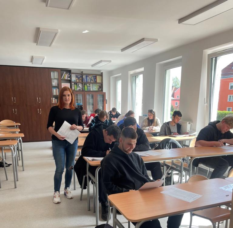 Próbne egzaminy zawodowe uczestników Hufca Pracy w Wałbrzychu
