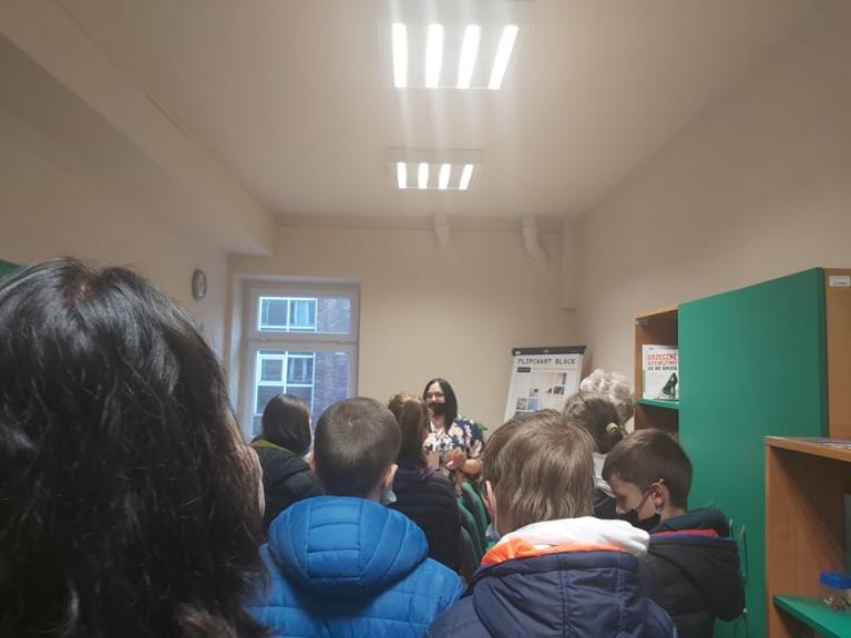 Spotkanie pracowników MCK Zabrze z uczniami klas ósmych