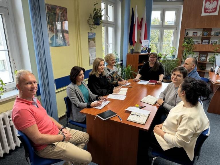 Spotkanie kierownictwa Zachodniopomorskiej Komendy OHP pod przewodnictwem Wojewódzkiej Komendant Małgorzaty Śmigielskiej- Matulaniec