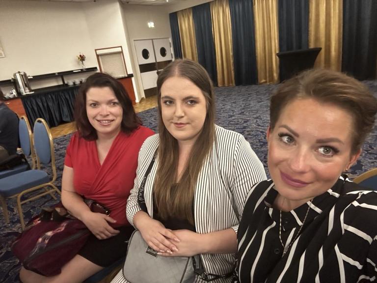 Kadra Hufca Pracy w Legnicy na Konferencji „Młodociany pracownik – perspektywy i wyzwania”.