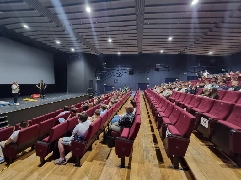 Szkolenie z pierwszej pomocy przedmedycznej oraz seans filmowy dla uczestników Hufca Pracy w Krotoszynie