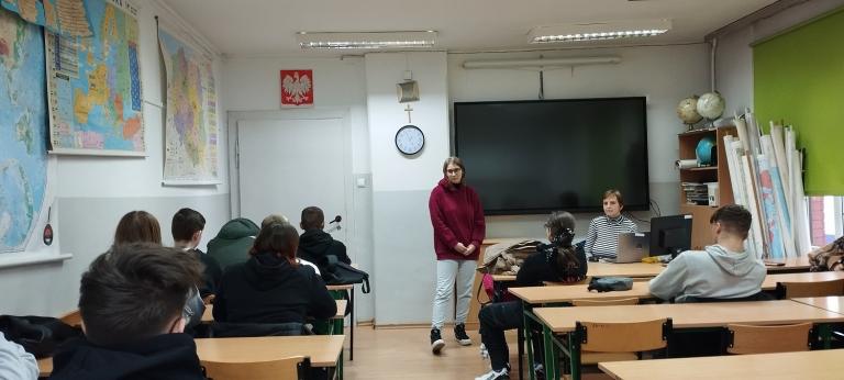 Spotkanie z absolwentką szkoły inspiracją dla przyszłych pokoleń