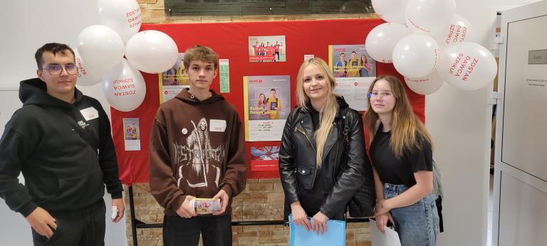Promocja działań Fundacji DKMS wśród uczestników Hufca Pracy w Kole  