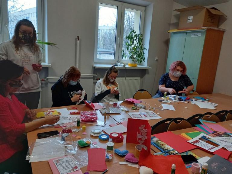 Warsztaty walentynkowe w dębickim Hufcu