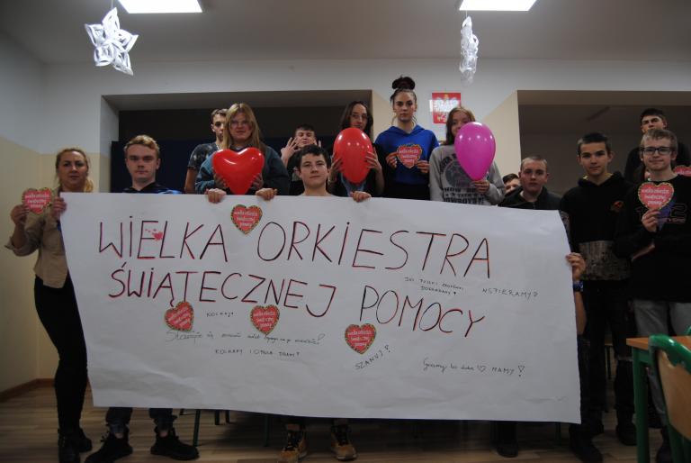 Wielka Orkiestra Świątecznej Pomocy w Ośrodku Szkolenia i Wychowania w Szamocinie 