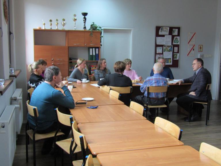 Szkolenie z pracownikiem Państwowej Inspekcji Pracy w Hufcu Pracy w Turku