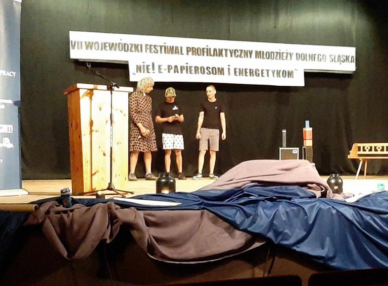 Hufiec Pracy z Góry na Wojewódzkim Festiwalu Profilaktycznym ,,Nie! E- Papierosom i Energetykom” 