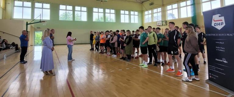 Wojewódzkie Mistrzostwa OHP Halowej Piłki Nożnej Chłopców w Trzebnicy