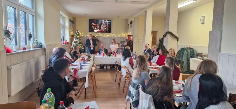 Spotkanie Wigilijne w Hufcu Pracy w Bolesławcu