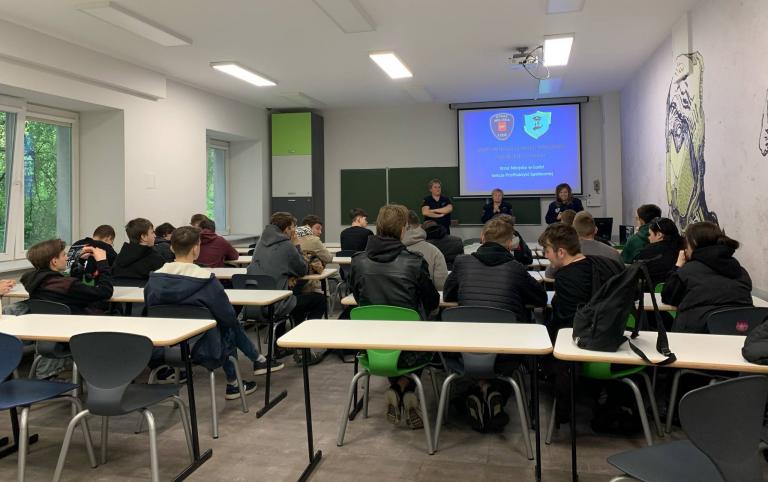 HP 5-6 Łódź: Cykl spotkań z łódzką Strażą Miejską