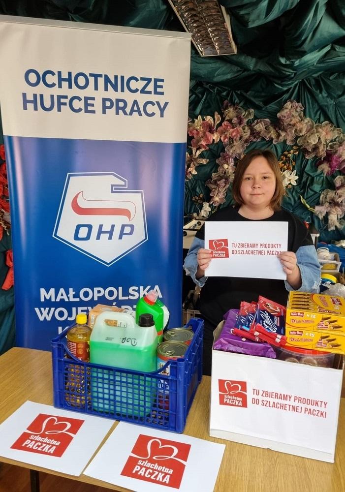 Młodzież z Hufca Pracy w Skomielnej Białej bierze udział w akcji „Szlachetna paczka”