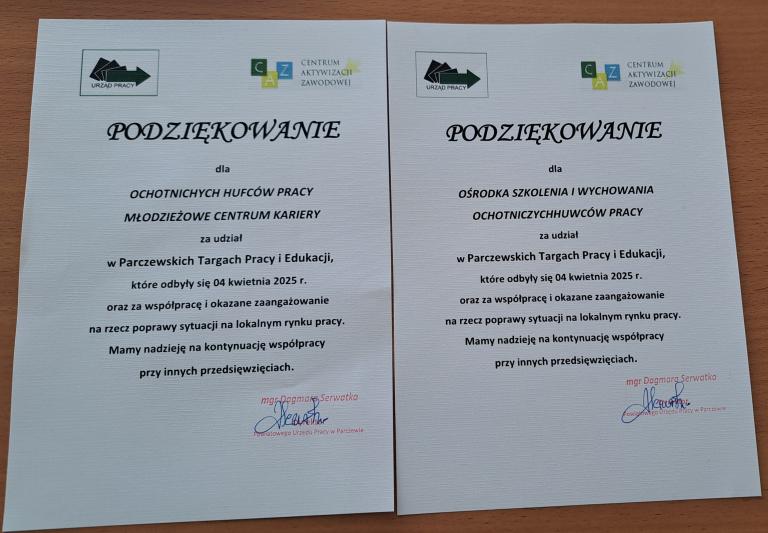    Młodzieżowe Centrum Kariery z Ośrodkiem Szkolenia i Wychowania  z Radzynia Podlaskiego promowali OHP na Parczewskich Targach Pracy i Edukacji w Parczewie