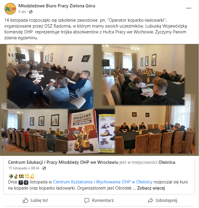 Szkolenia zawodowe 