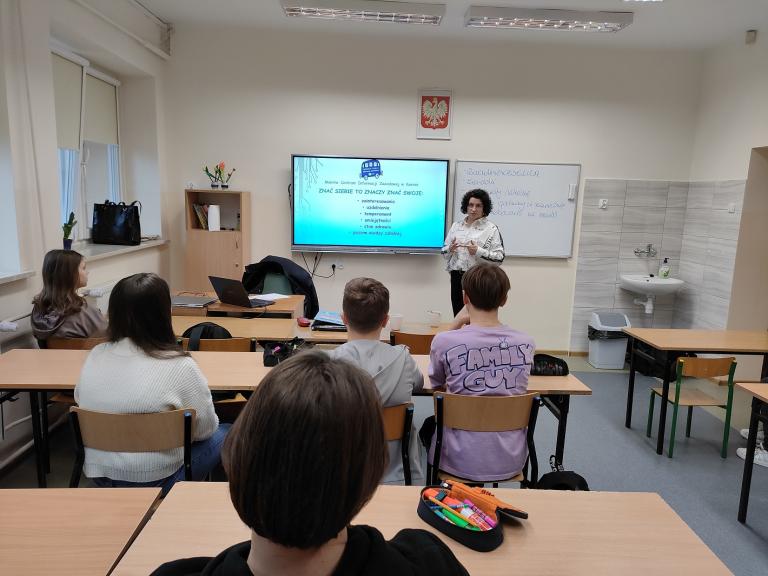 Centrum Edukacji i Pracy Młodzieży w Koninie podczas zajęć „Moje wybory edukacyjno – zawodowe”