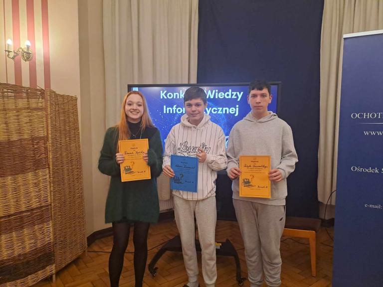 Konkurs Wiedzy Informatycznej w Ośrodku Szkolenia i Wychowania w Chraplewie 