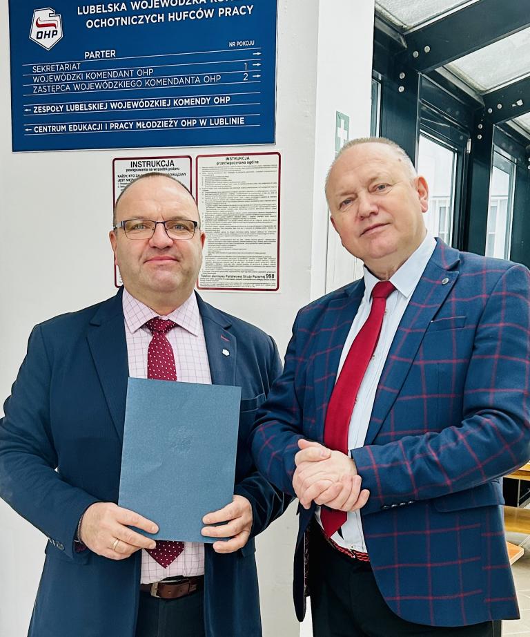 Oficjalne powołanie Wojewódzkiego Komendanta Lubelskiej WK OHP