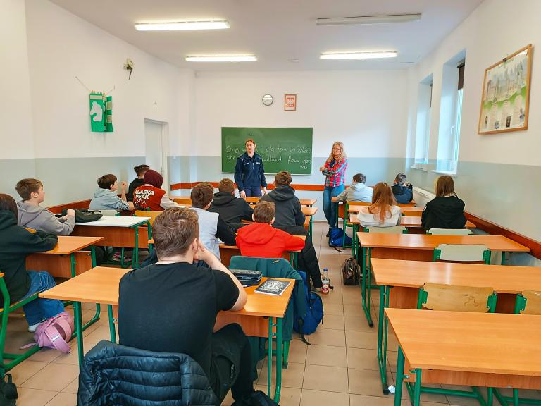 Zasady bezpieczeństwa podczas ferii zimowych omawiano w kościańskim Hufcu Pracy