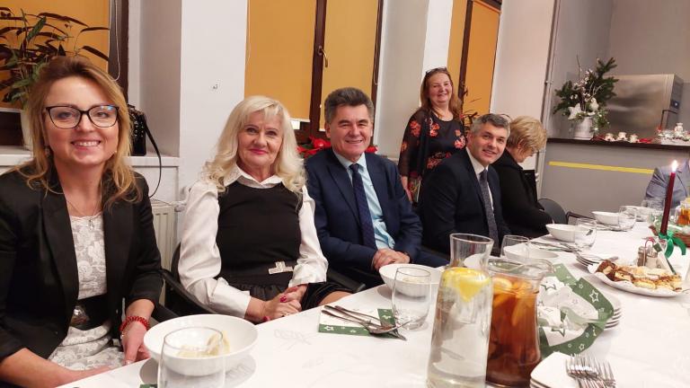 Uroczysta Wigilia w Klubie Seniora „Przyjaciele” w Ząbkowicach Śląskich