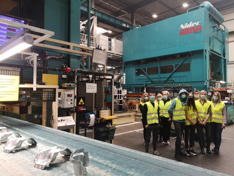 Wycieczka zawodoznawcza do zakładu produkcyjnego GEDIA POLAND - CEiPM Zielona Góra