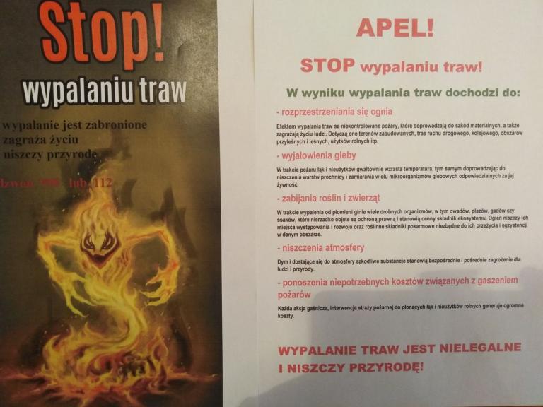 Stop wypalaniu traw – inicjatywa w tarnobrzeskim Hufcu Pracy