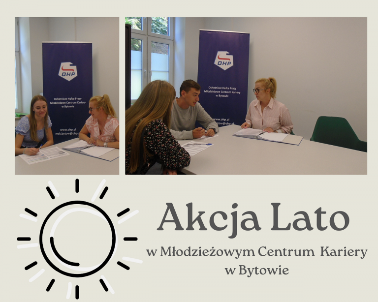 Akcja Lato w Młodzieżowym Centrum Kariery w Bytowie