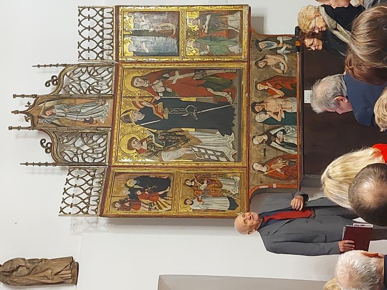  Wyjście młodzieży na wernisaż wystawy: Eugeniusza Molskiego.