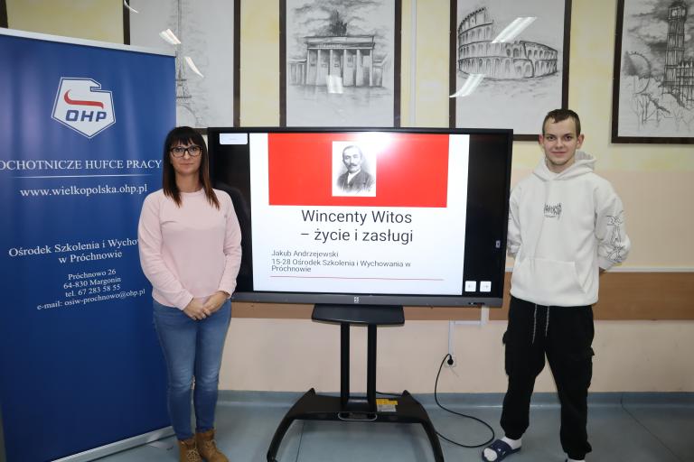 Konkurs multimedialny Wincenty Witos – życie i zasługi rozstrzygnięty w Ośrodku Szkolenia i Wychowania w Próchnowie