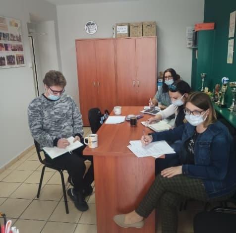 Posiedzenie Zespołu Wsparcia w 12-35 Hufcu Pracy w Sosnowcu
