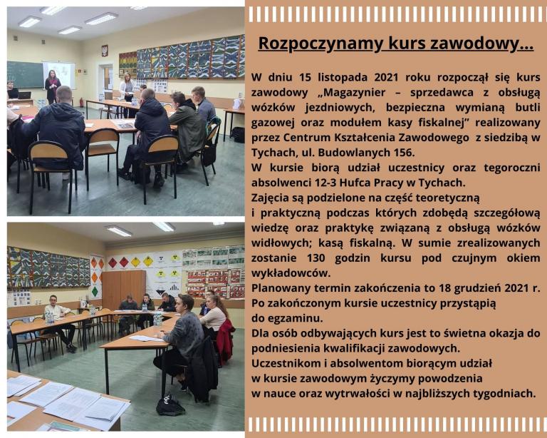 Rozpoczynamy kurs zawodowy… 