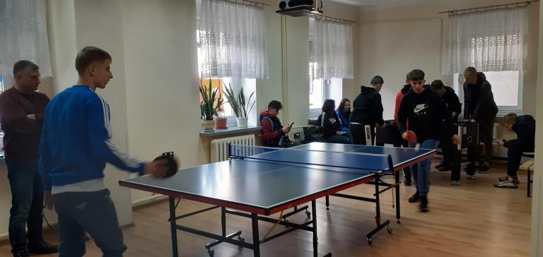 Turniej tenisa stołowego i piłkarzyków - Hufiec Pracy Lubsko