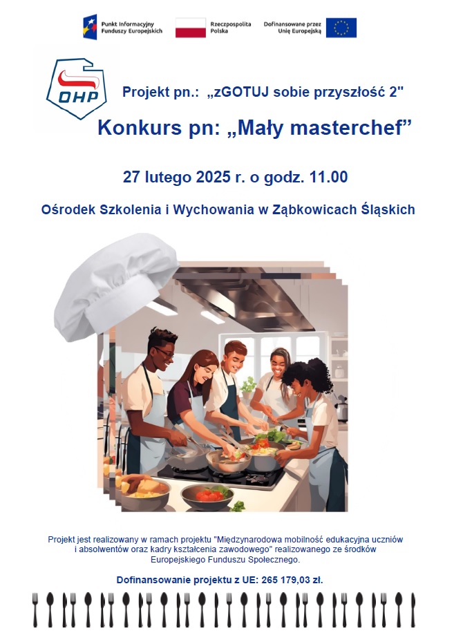 Konkurs „Mały masterchef”- prezentacja HP z Kamiennej Góry