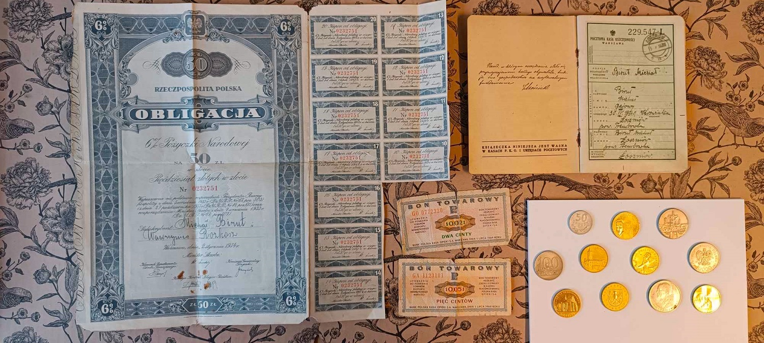 240403 stZdj. 1 Cenne rodzinne pamiątki archiwalne książeczki oszczędnościowe czy obligacje 