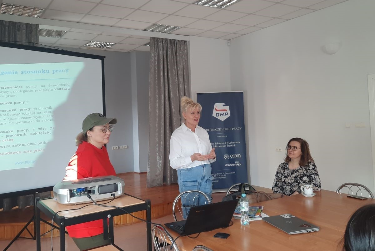240321 zab1. Przywitanie obecnych przez Panią Kierownik
