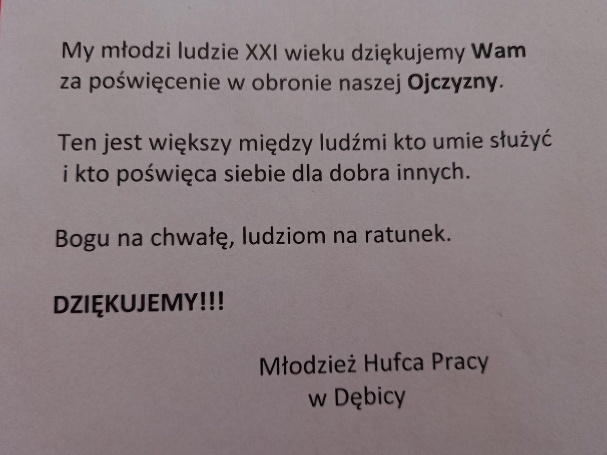 4.KARTKA DLA DĘBICKIEGO KOMBATANTA