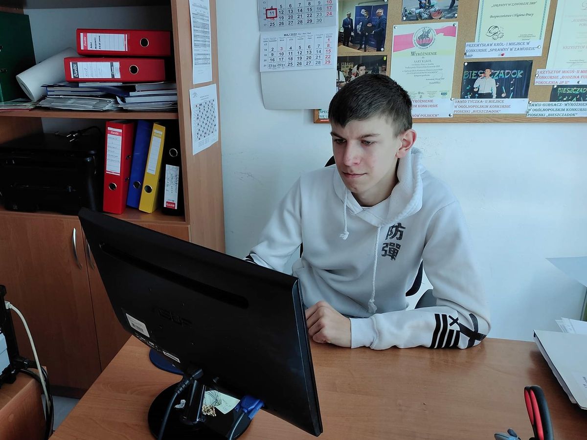 Etap lokalny konkursu Wiedzy Informatycznej Młodzieży OHP w Sanoku 2