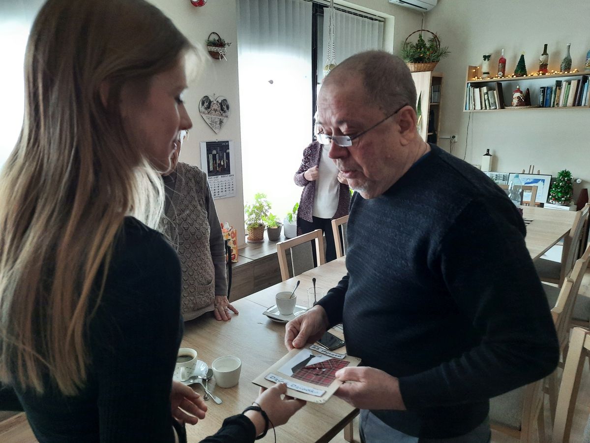 Z życzeniami u seniorów 5